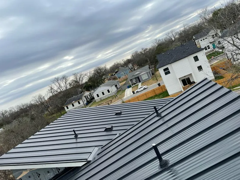 Standing seam metal roof panels with vents for Skylight Repair in Blooming Grove